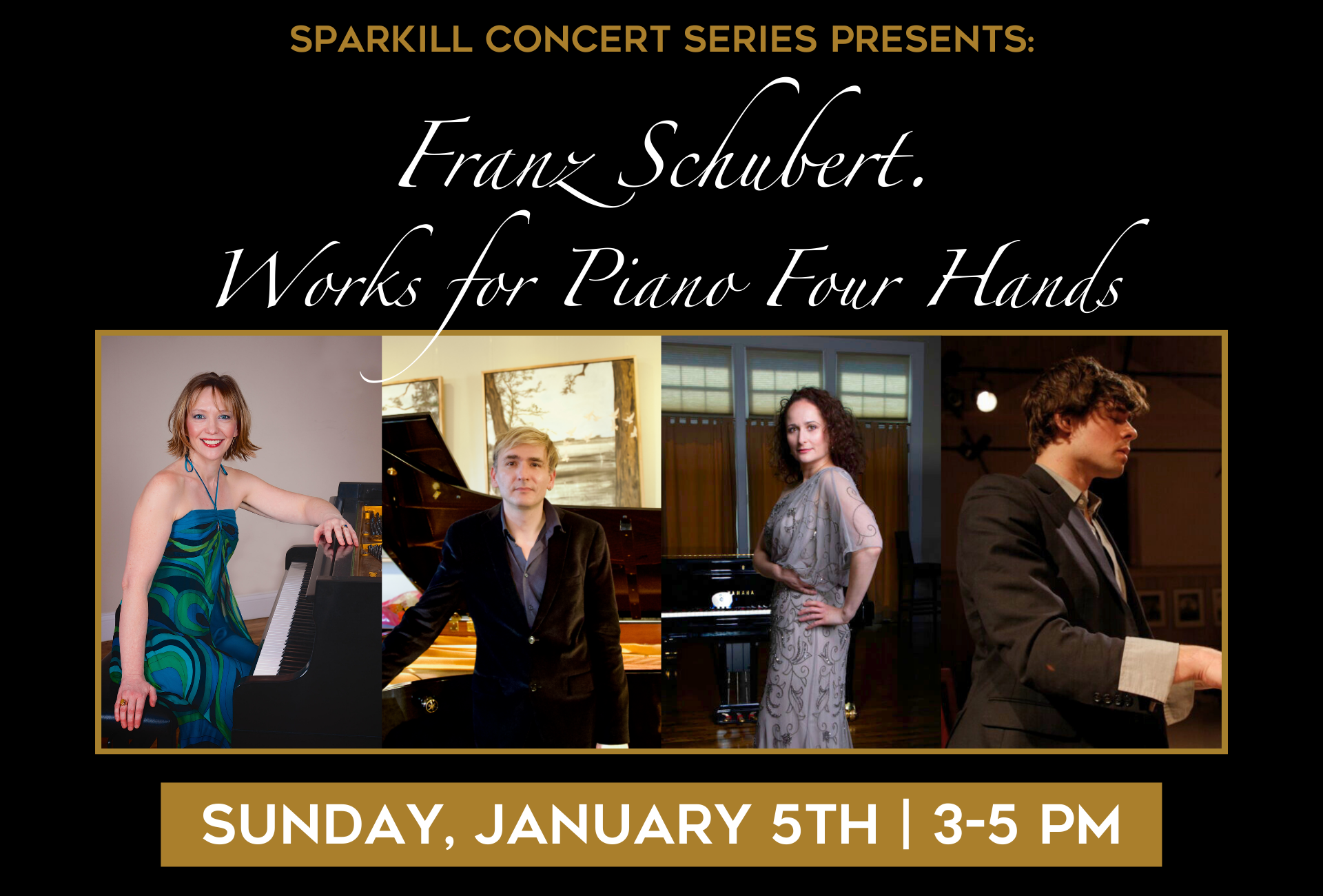 Sparkill Classical Series: Franz Schubert. Works for Piano Four Hands